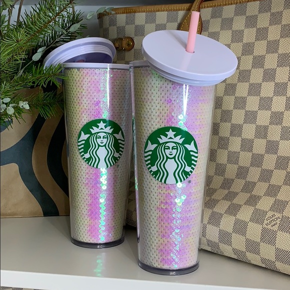 Starbucks Other - ONE Starbucks Sequin Holiday Tumbler